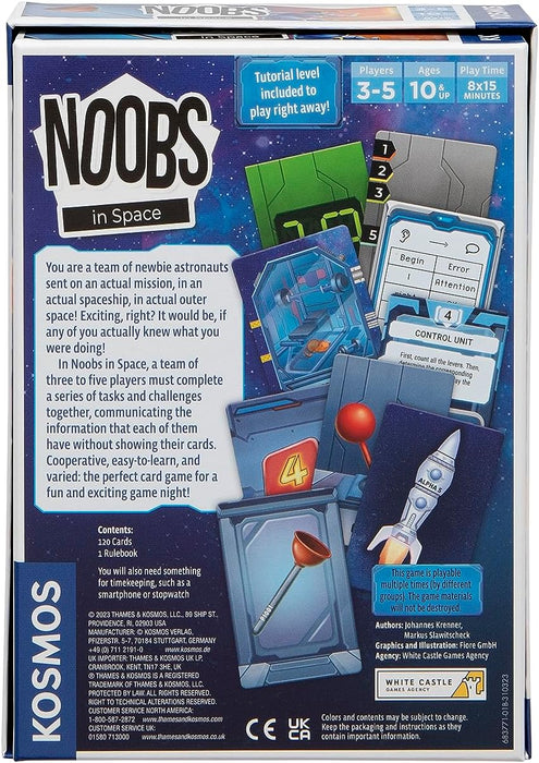 Thames & Kosmos - Noobs in Space - Cooperative Games - Puzzle Solving Strategy Board Games for Adults & Kids, Ages 10+ - 683771