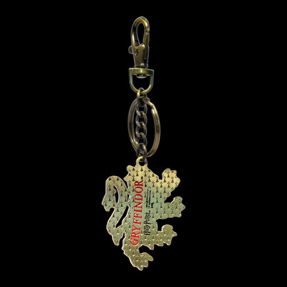 The Noble Collection Harry Potter Gryffindor Mascot Keychain - 5in (10cm) Lion House Mascot Keychain - Officially Licensed Film Set Movie Props Gifts Merchandise