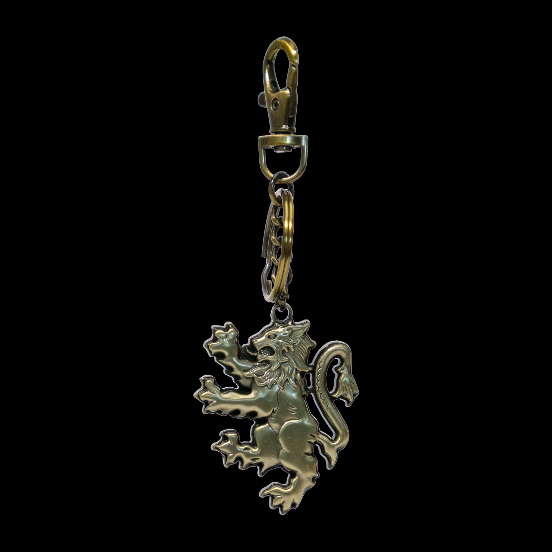 The Noble Collection Harry Potter Gryffindor Mascot Keychain - 5in (10cm) Lion House Mascot Keychain - Officially Licensed Film Set Movie Props Gifts Merchandise
