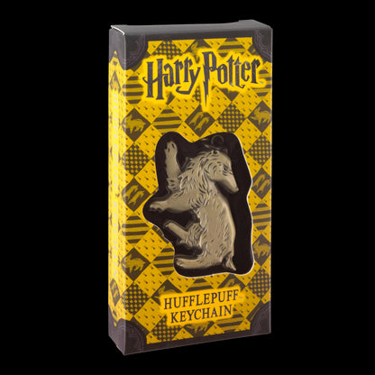 The Noble Collection Harry Potter Hufflepuff Keychain Small Gold