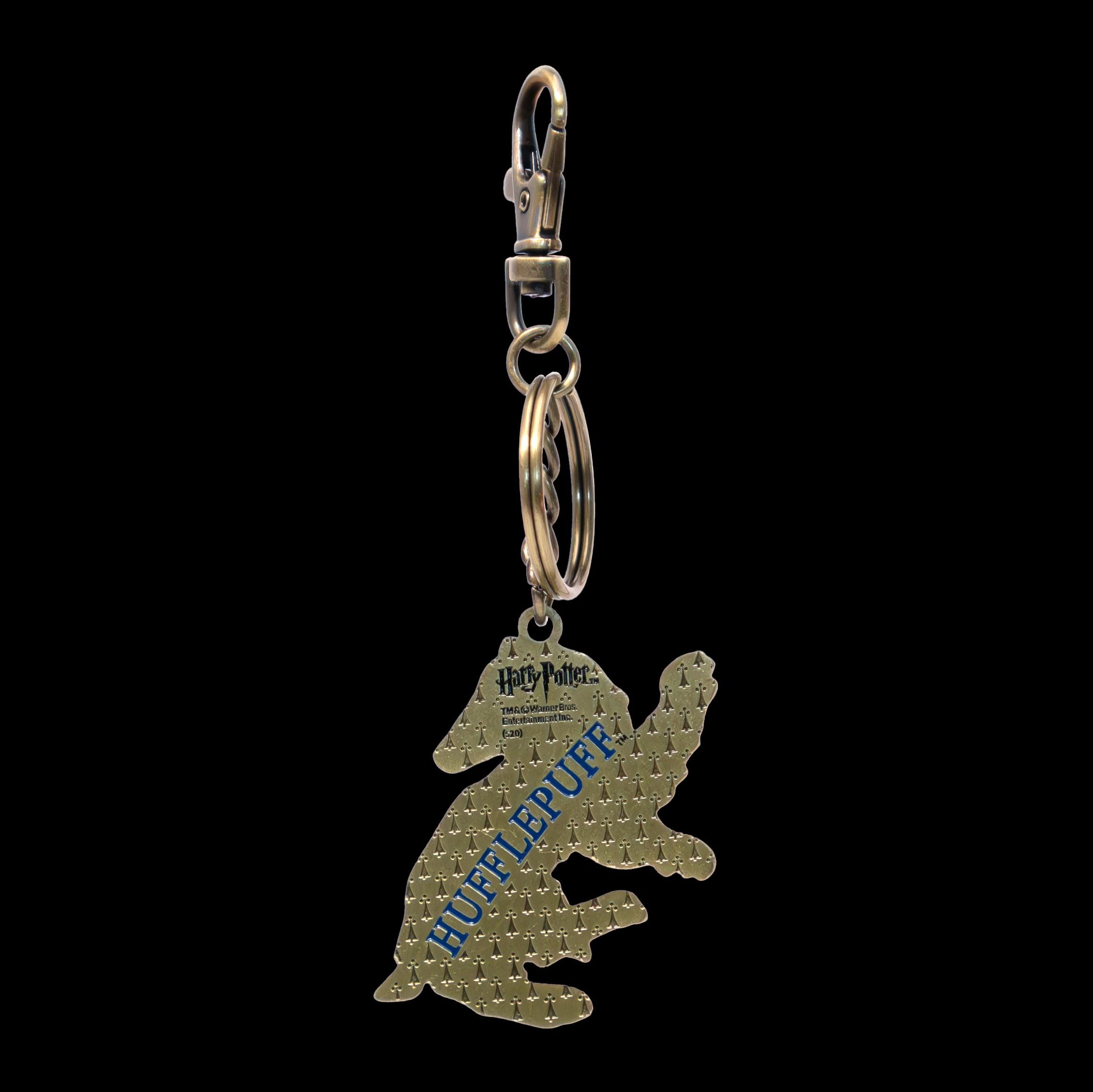 The Noble Collection Harry Potter Hufflepuff Keychain Small Gold