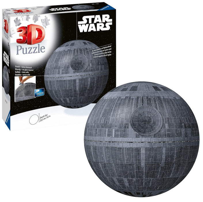 Ravensburger Star Wars Death Star 3D Jigsaw Puzzle for Kids Age 10 Years Up - 540 Pieces - No Glue Required - Easter Gifts for Adults