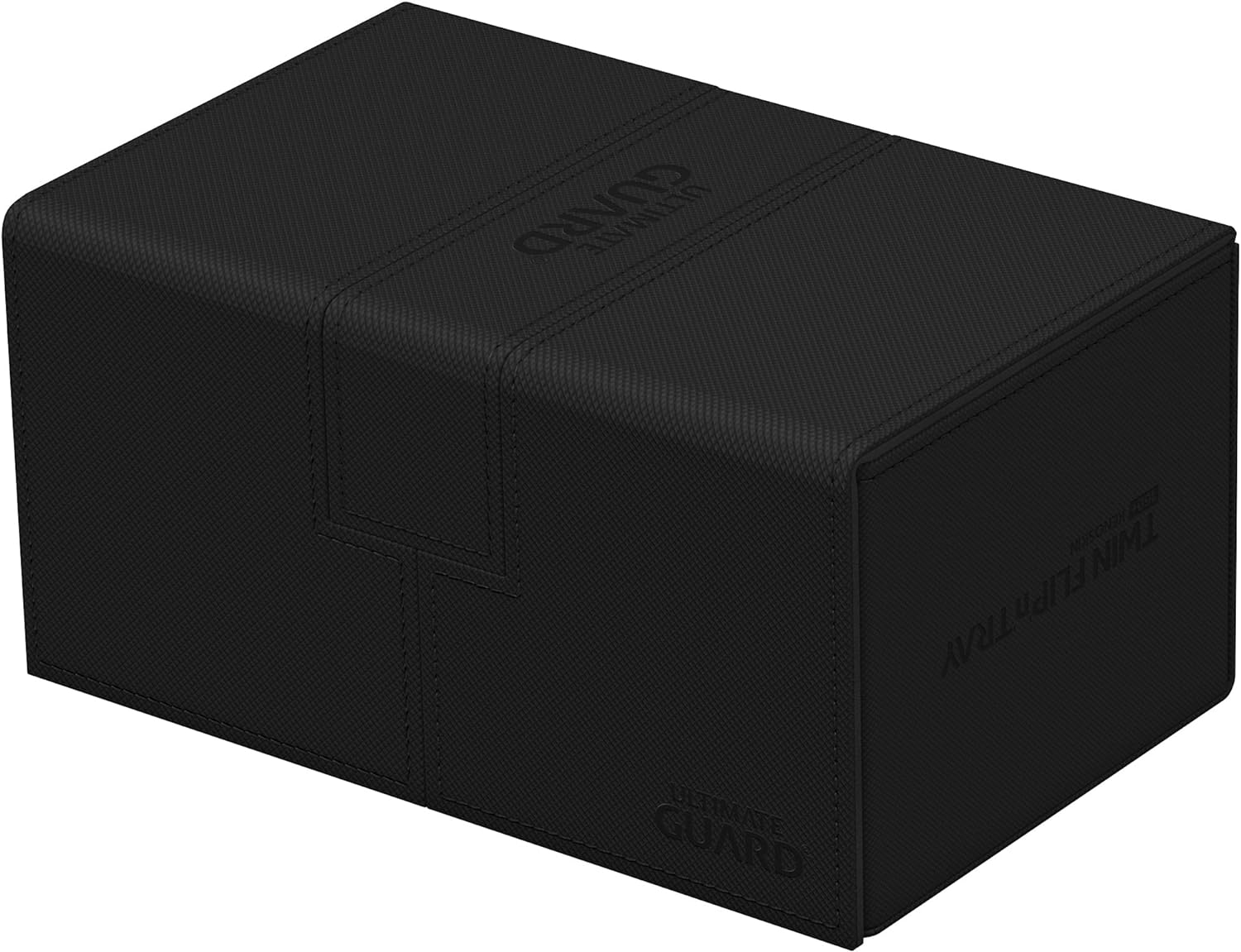 Ultimate Guard UGD011234 Twin Flip`n`Tray 160+ XenoSkin Monocolor Negro caja para tarjetas