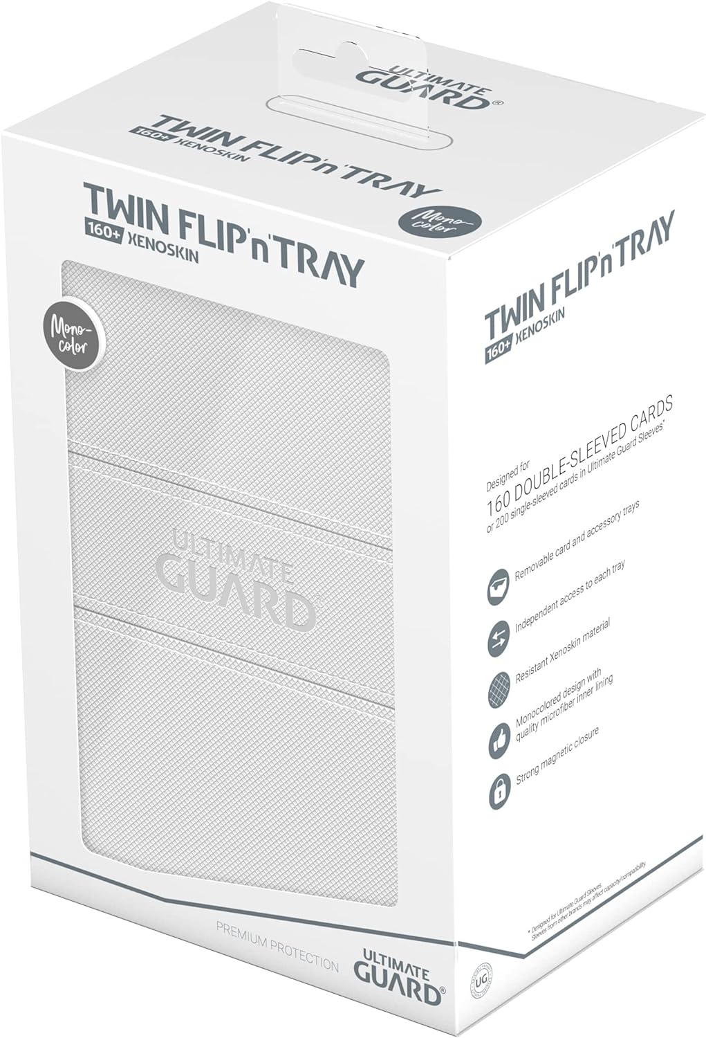 Ultimate Guard Twin Flip`n`Tray 160+ Monocolor White