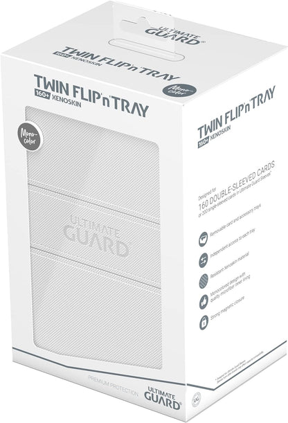 Ultimate Guard Twin Flip`n`Tray 160+ Monocolor White