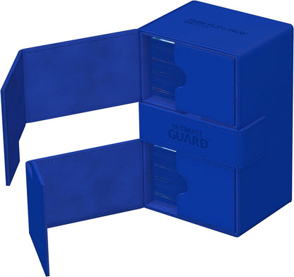 Ultimate Guard UGD011237 Twin Flip'n`Tray 160+ XenoSkin Monocolour Blue Card Box