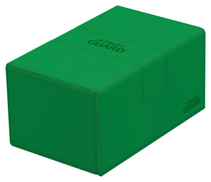 Ultimate Guard UGD011238 Twin Flip'n`Tray 160+ XenoSkin Monocolour Green Card Box