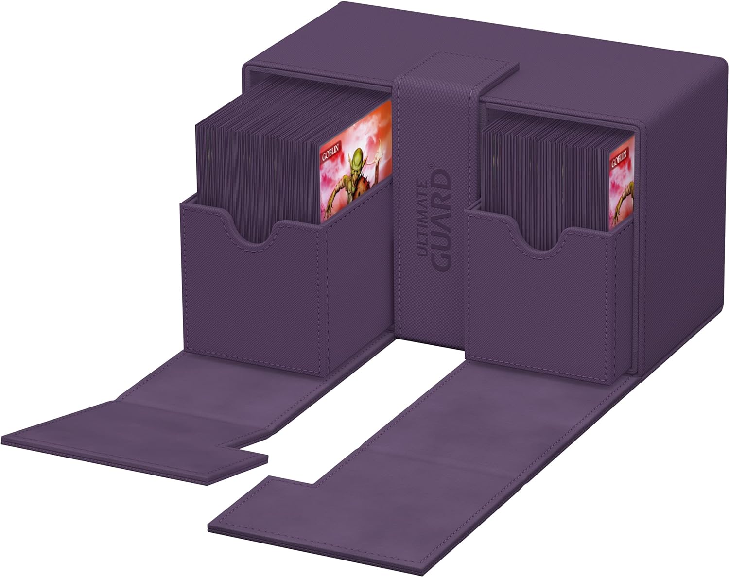 Ultimate Guard UGD011240 Twin Flip'n`Tray 160+ XenoSkin Monocolour Purple Card Box
