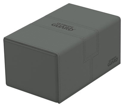 Ultimate Guard UGD011241 Twin Flip'n`Tray 160+ XenoSkin Monocolour Grey Card Box
