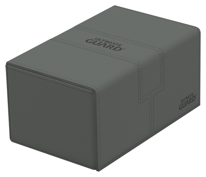 Ultimate Guard UGD011241 Twin Flip'n`Tray 160+ XenoSkin Monocolour Grey Card Box