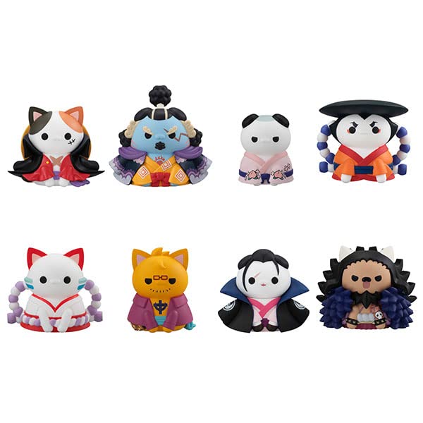 One Piece Mega Cat Project trading figures NyanPieceNyan! Ver. Luffy and Wano Kuni 3 cm (8)