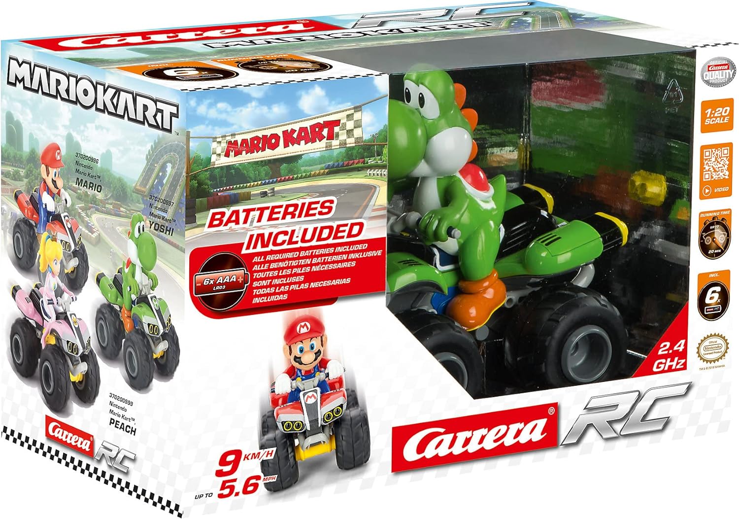 Carrera RC Mario Kart(TM), Yoshi - Quad (370200997X
