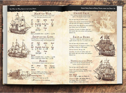Pirate Borg Core Rulebook (Fantasy RPG, Digest-Sized Hardback