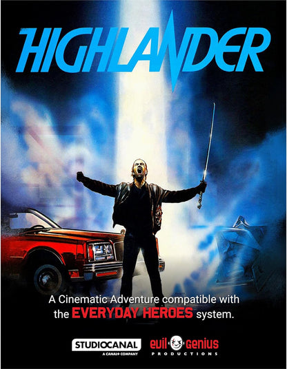 Cinematic Adventure: Highlander - Expansion RPG Book, for Use with The Everyday Heroes Core Rulebook, d20 5e Compatible