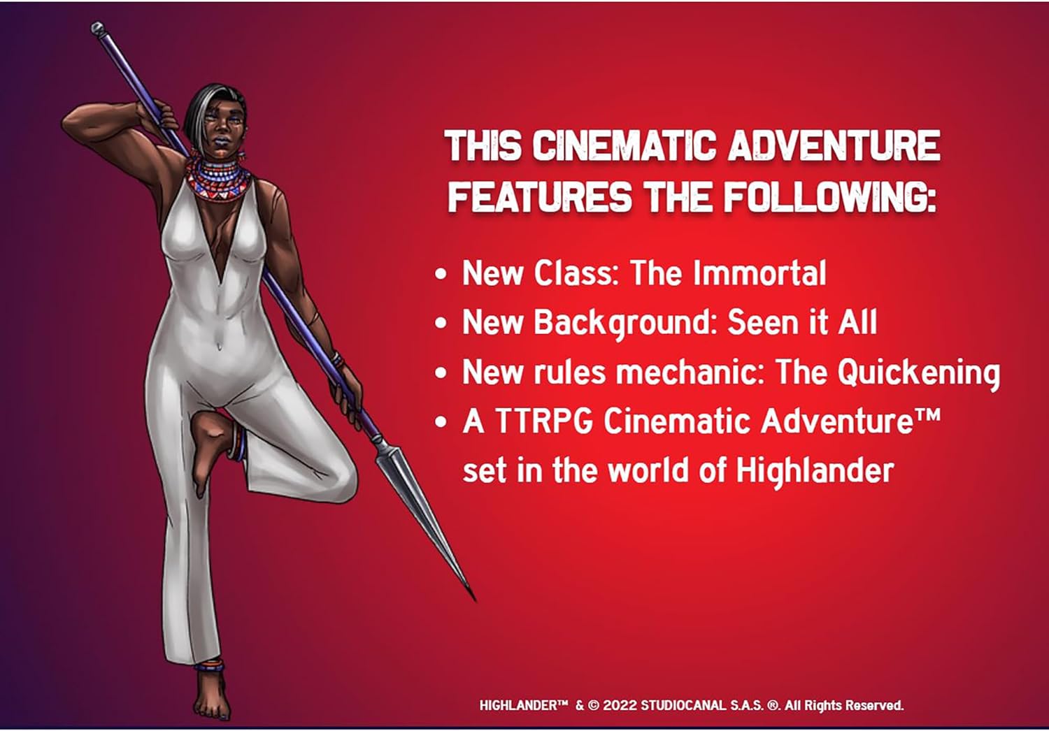 Cinematic Adventure: Highlander - Expansion RPG Book, for Use with The Everyday Heroes Core Rulebook, d20 5e Compatible