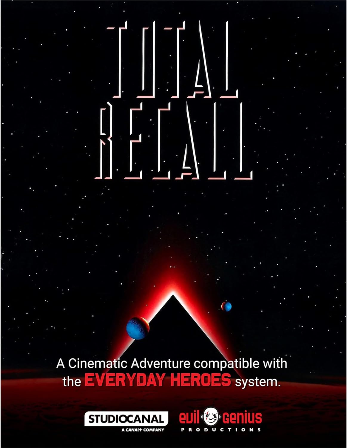 Evil Genius Games Cinematic Adventure: Total Recall -Expansion RPG Book for Use with The Everyday Heroes Core Rulebook, d20 5e Compatible