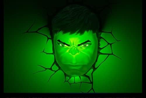 Marvel 3D LED Leuchte Hulk Face 3D