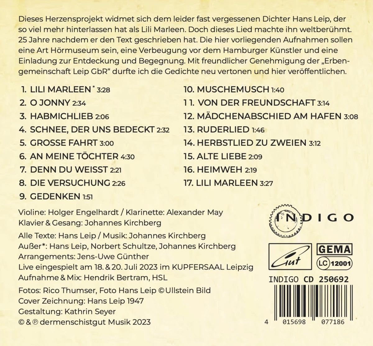 Wie Einst Lili Marleen