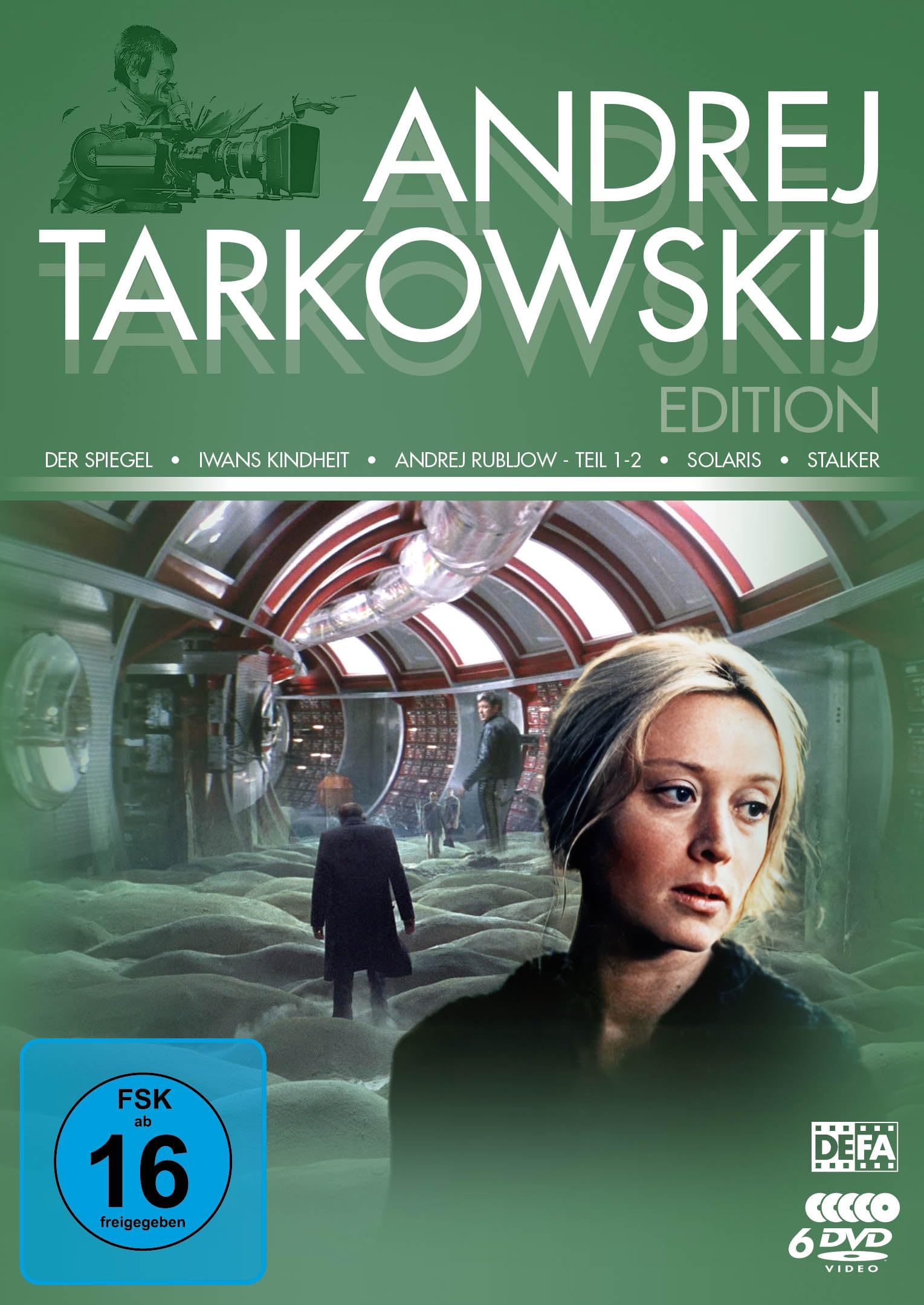 Andrej Tarkowskij Edition: Solaris, Stalker, Andrej Rubljow 1-2, Der Spiegel, Iwans Kindheit (DEFA Filmjuwelen)