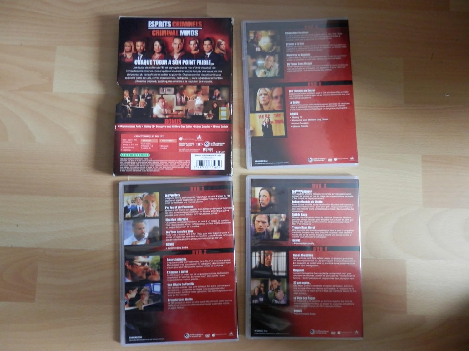 Esprits criminels, saison 1 - Coffret 6 DVD