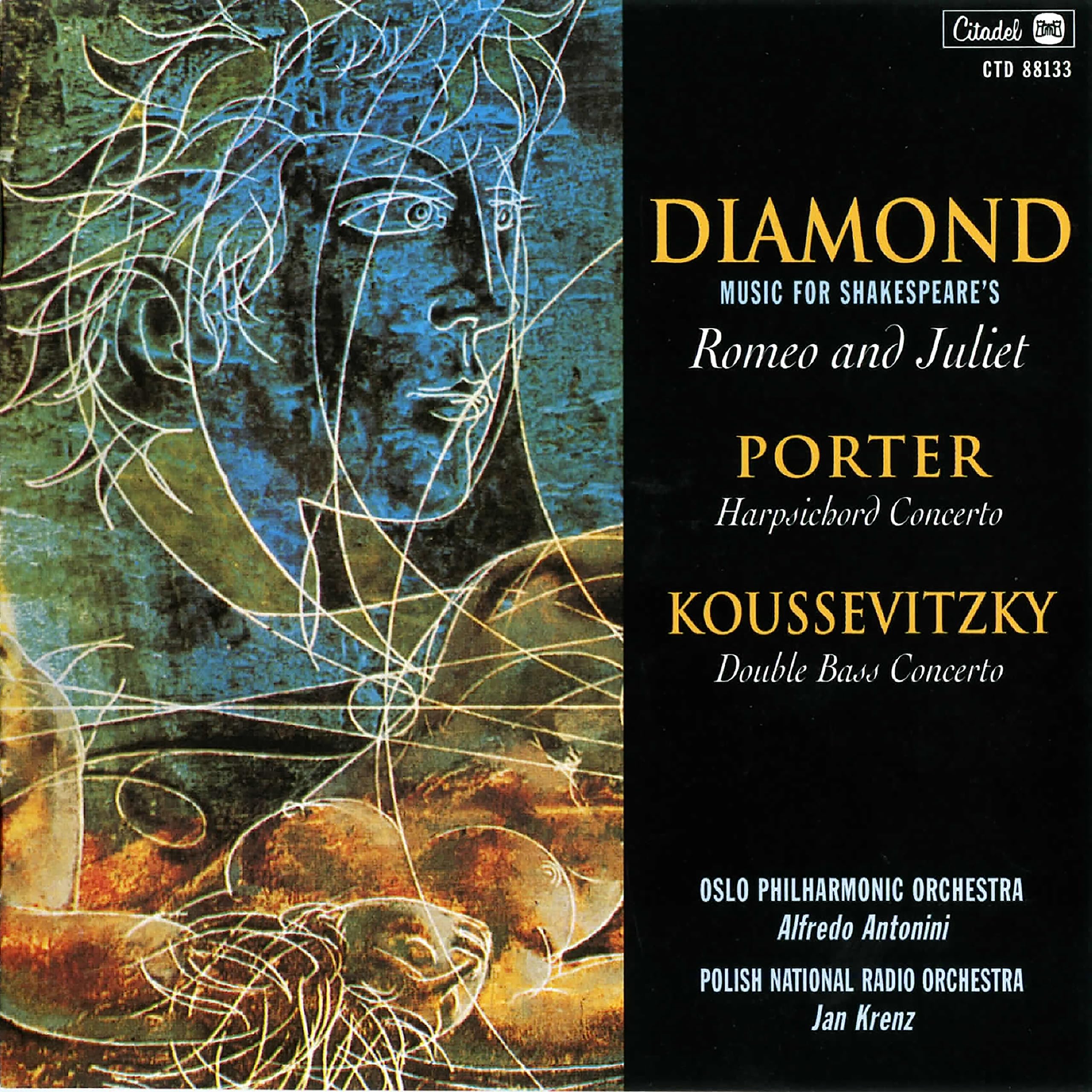 Diamond: Romeo and Juliet/Porter: Harpsichord Conc