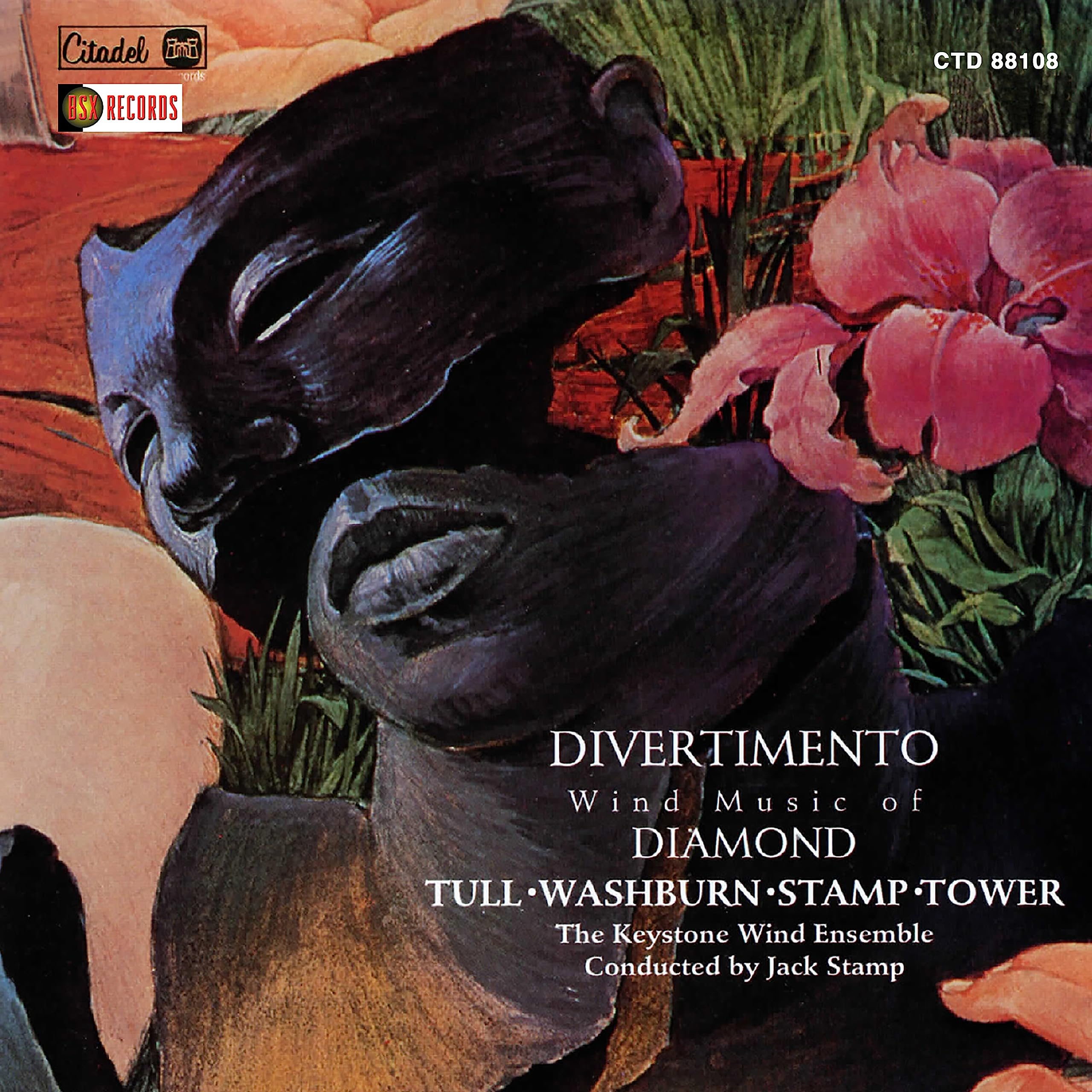 The Keystone Wind Ensemble - Divertimento The Wind Music Of Diamond, Tull, Washburn, Stamp, Tower