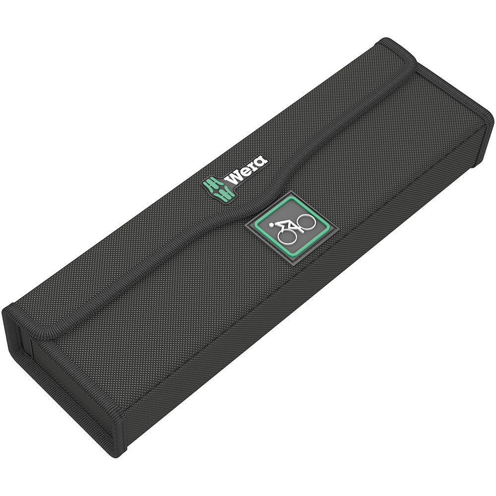 Wera Bicycle Set Torque 1 Click-Torque adjustable wrench set, 1/4" square drive, 2.5-25Nm, 16pc, 05004180001 & 05004170001 Bicycle Set 1, ratchet set, bicycle, 14 pieces, Black