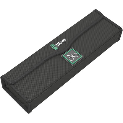 Wera Bicycle Set Torque 1 Click-Torque adjustable wrench set, 1/4" square drive, 2.5-25Nm, 16pc, 05004180001 & 05004170001 Bicycle Set 1, ratchet set, bicycle, 14 pieces, Black
