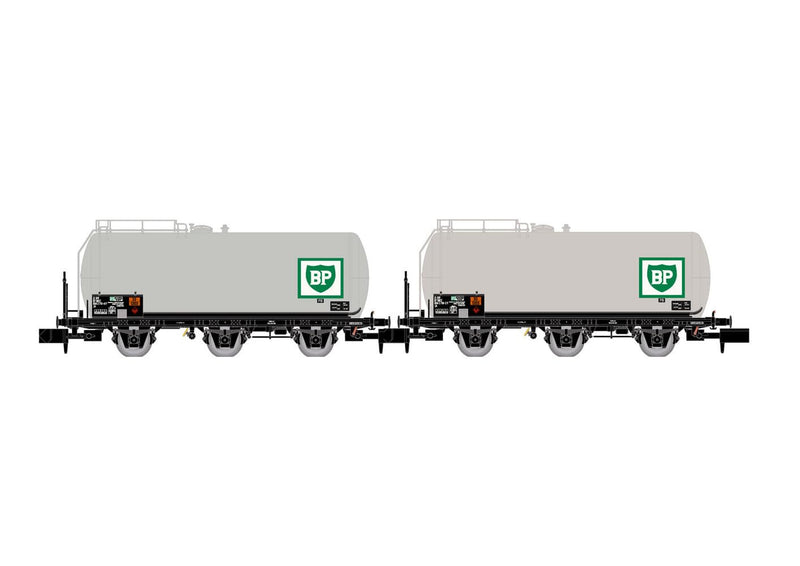 SNCF Tankwagen, 3 Achsen, 2 Stück, „BP“, Epoche IV