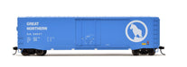 Rivarossi Great Northern Railroad Box Car avec bouchon de porte numéro de course #36887 HO Scale Train Matériel roulant HR6634D