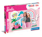 Clementoni 27163 Barbie Supercolor Shaped Barbie-104 Pieces-Jigsaw Puzzle for Kids Age 6-Made in Italy Barbie Shaped 104 pieces
