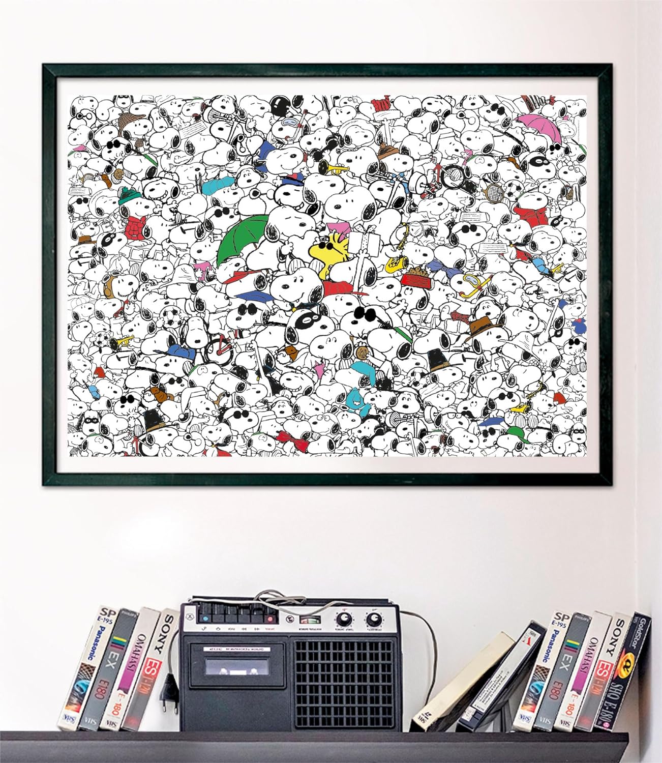 Clementoni 39804 Impossible Peanuts 1000 Pieces, Jigsaw Adults, Comic Puzzle, Difficult-Made in Italy