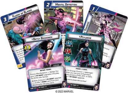 Fantasy Flight Games | Marvel Champions: Psylocke Hero Pack | Miniatures Card Game | Ages 14+ | 1-4 Players | 30 Minutes Playing Time