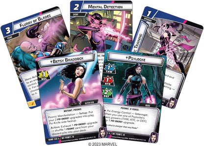 Fantasy Flight Games | Marvel Champions: Psylocke Hero Pack | Miniatures Card Game | Ages 14+ | 1-4 Players | 30 Minutes Playing Time
