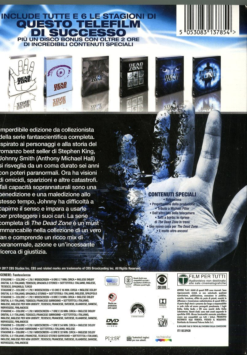 The Dead Zone Boxset Stg.1,6 (Box 21 Dvd)