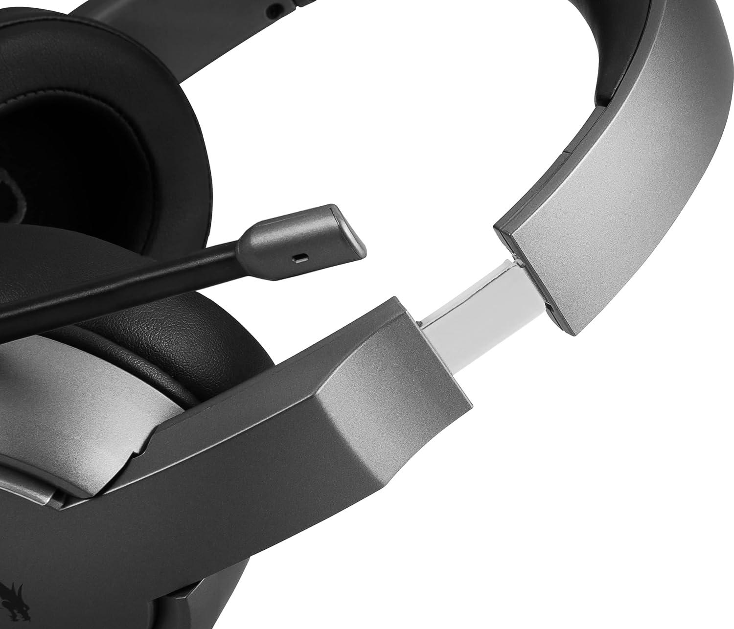 MSI IMMERSE GH40 ENC GAMING HEADSET - Environmental Noise Cancelling Mic, 7.1 Virtual Surround Sound, Lightweight & Foldable Design, 40mm Neodymium Drivers, USB 2.0 Connector - Wired HEADSET / ENC GH40