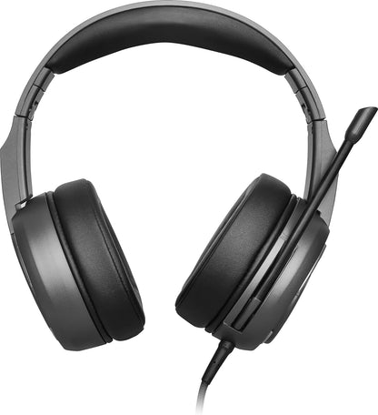 MSI IMMERSE GH40 ENC GAMING HEADSET - Environmental Noise Cancelling Mic, 7.1 Virtual Surround Sound, Lightweight & Foldable Design, 40mm Neodymium Drivers, USB 2.0 Connector - Wired HEADSET / ENC GH40