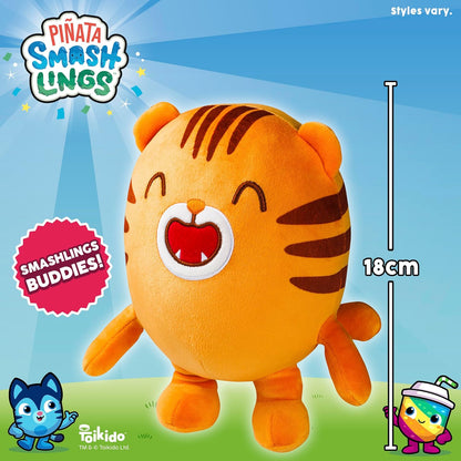 Pinata Smashlings SL7010A Plush Buddies-Tiger, Roblox, Soft, Official Toy from Toikido
