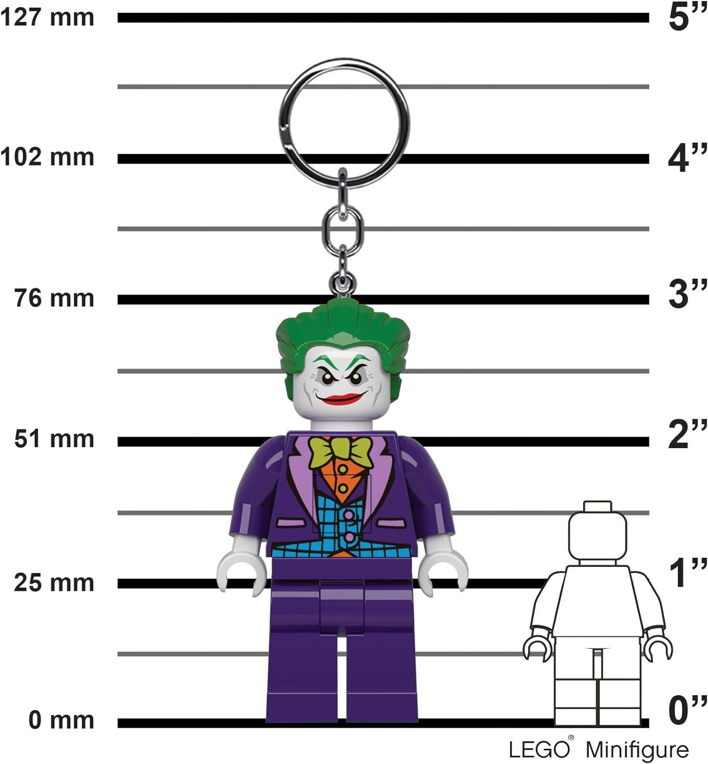 LEGO DC Super Heroes Keychain Light - The Joker - 3 Inch Tall Figure (KE30AH