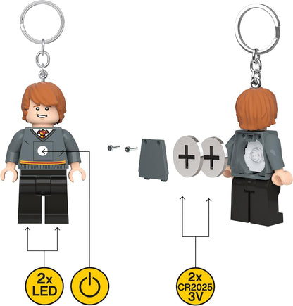 LEGO Harry Potter Keychain Light - Ron Weasley - 3 Inch Tall Figure (KE200
