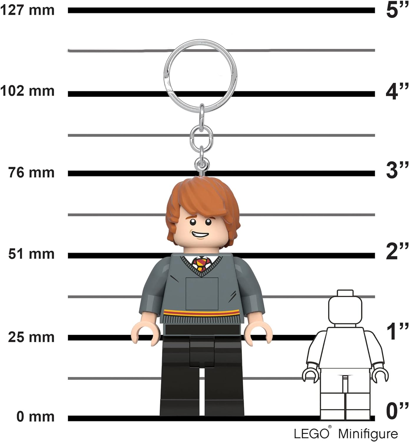 LEGO Harry Potter Keychain Light - Ron Weasley - 3 Inch Tall Figure (KE200