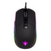 SPYCO Action MO-101, Gaming Mouse ergonomico, 7200 DPI, RGB light con 6 effetti cromatici, Peso 123g, 7 Pulsanti Programmabili, Filo Intrecciato