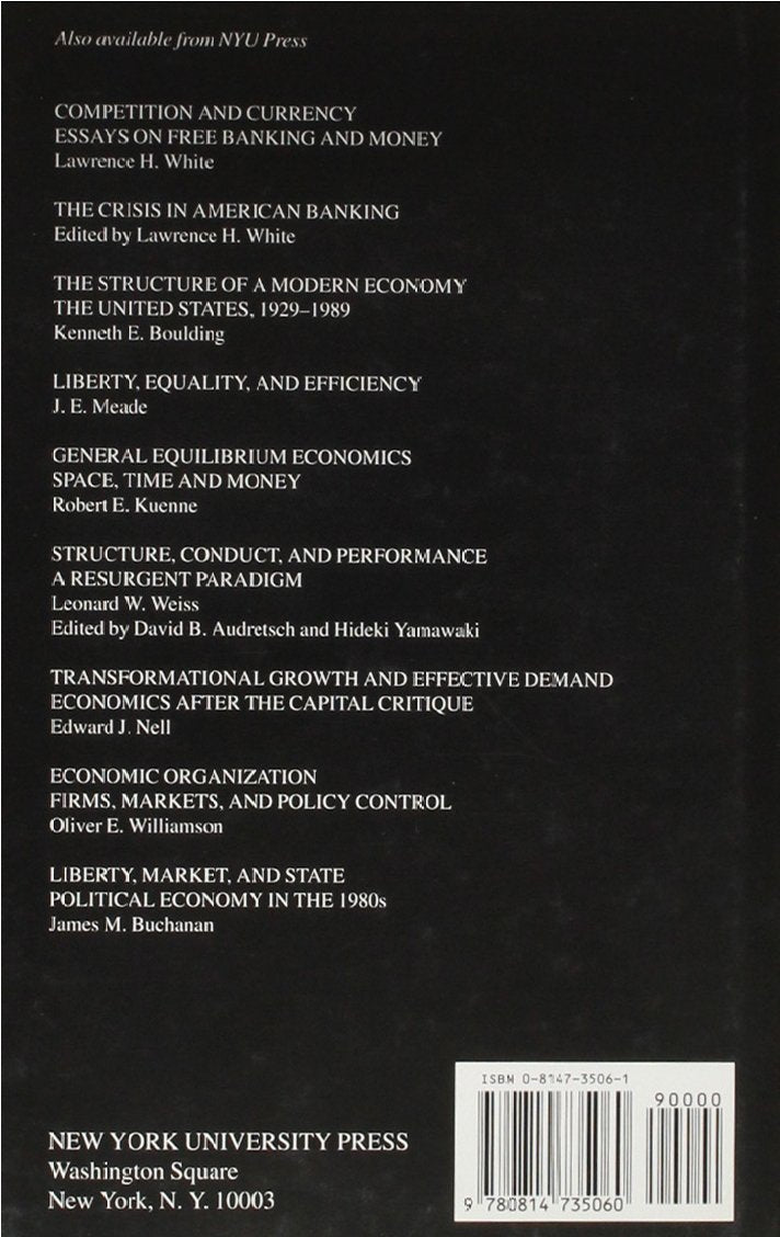 The Economic Foundations of Government