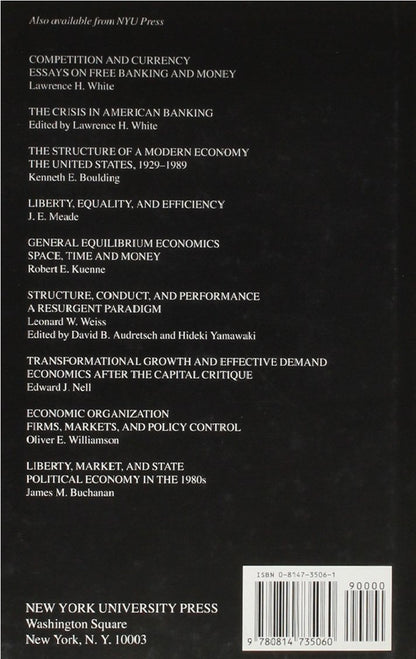 The Economic Foundations of Government
