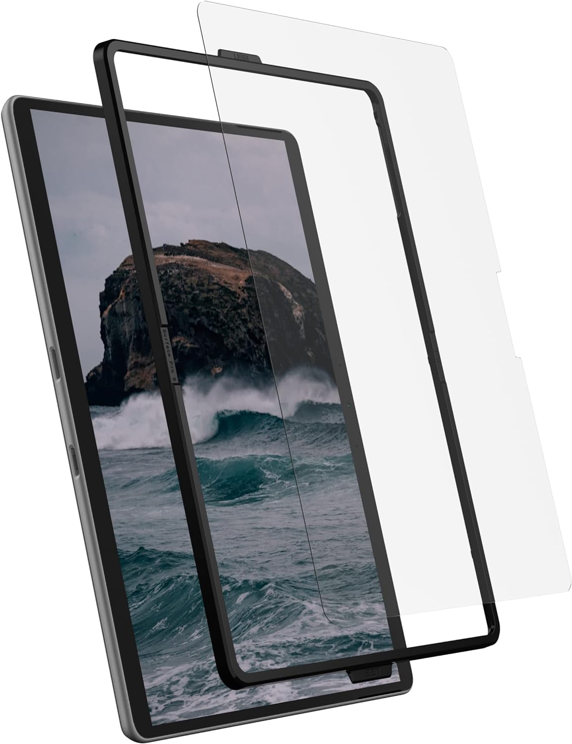 URBAN ARMOR GEAR UAG Designed for Surface Pro 9 Glass Shield Plus Clear 9H Strengthened Tempered Glass Bubble Free