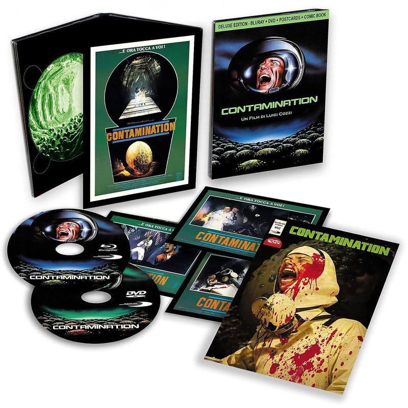 Contamination (With Postcards and Comic Book