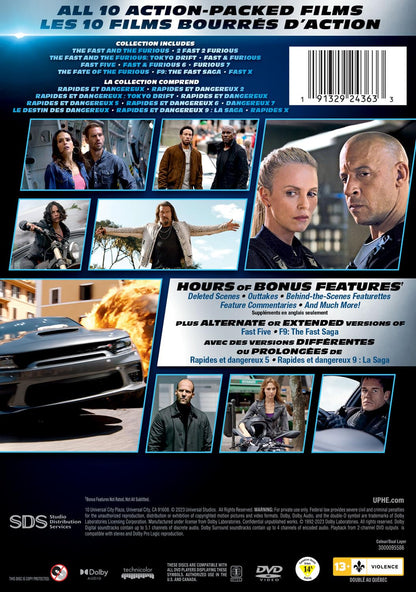 Fast & Furious: 10-Movie Collection - NTSC/0