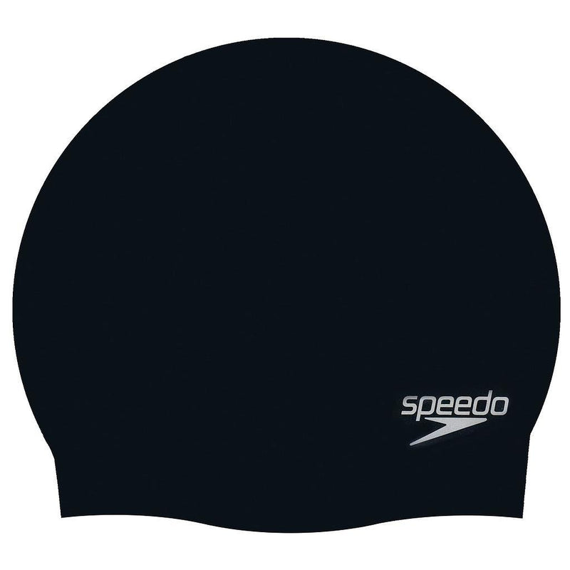 Speedo Moulded Silicone Cap Adult Black Adult Black