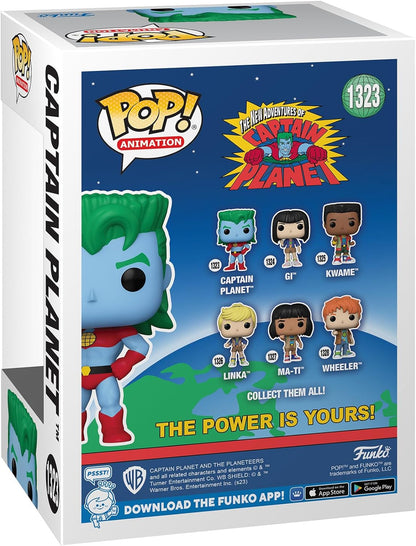 Funko POP! Animation: Captain Planet - Captain Planet and the Planeteers - Collectable Vinyl Figure - Gift Idea - Official Merchandise - Toys for Kids & Adults - TV Fans - Model Figure for Collectors