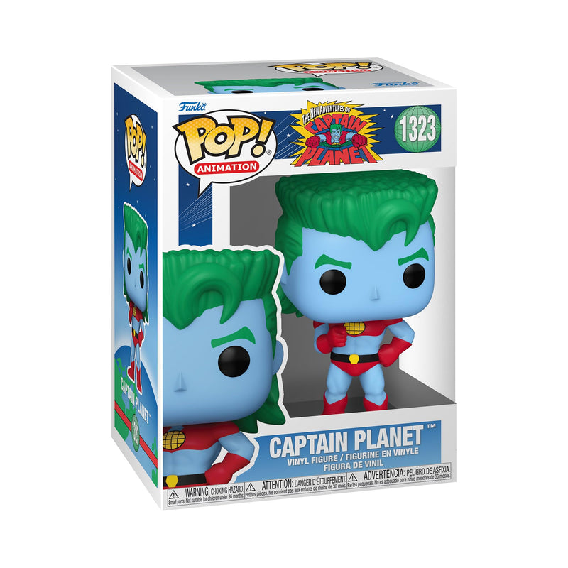Funko POP! Animation: Captain Planet - Captain Planet and the Planeteers - Collectable Vinyl Figure - Gift Idea - Official Merchandise - Toys for Kids & Adults - TV Fans - Model Figure for Collectors